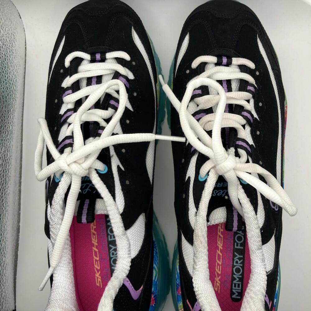 Skechers Women's D'Lites Crystal New Streak Sneakers Sz 11 NWOB - Picture 9 of 10